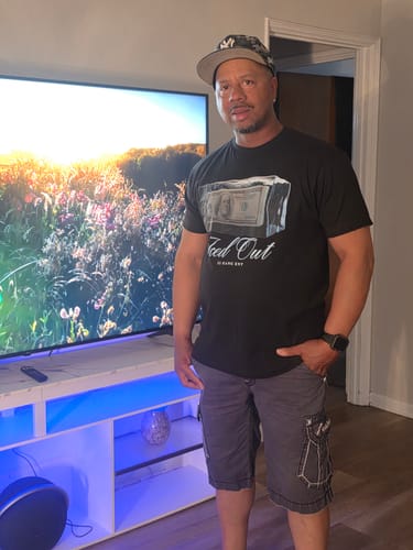 Customer photo review of ICED OUT PREMIUM TEE