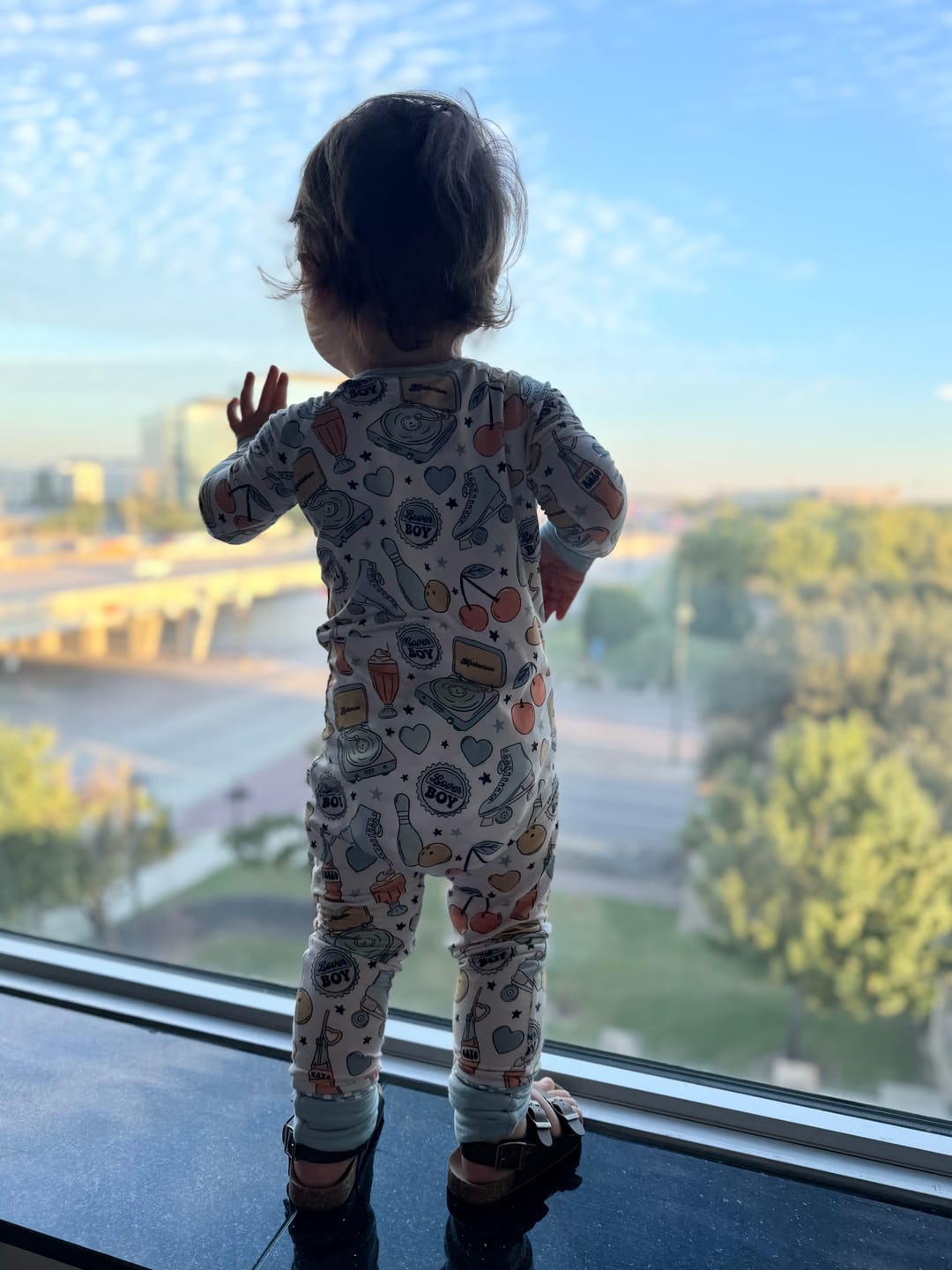 Customer photo review of Snuggies & Nuggies Baby PJs