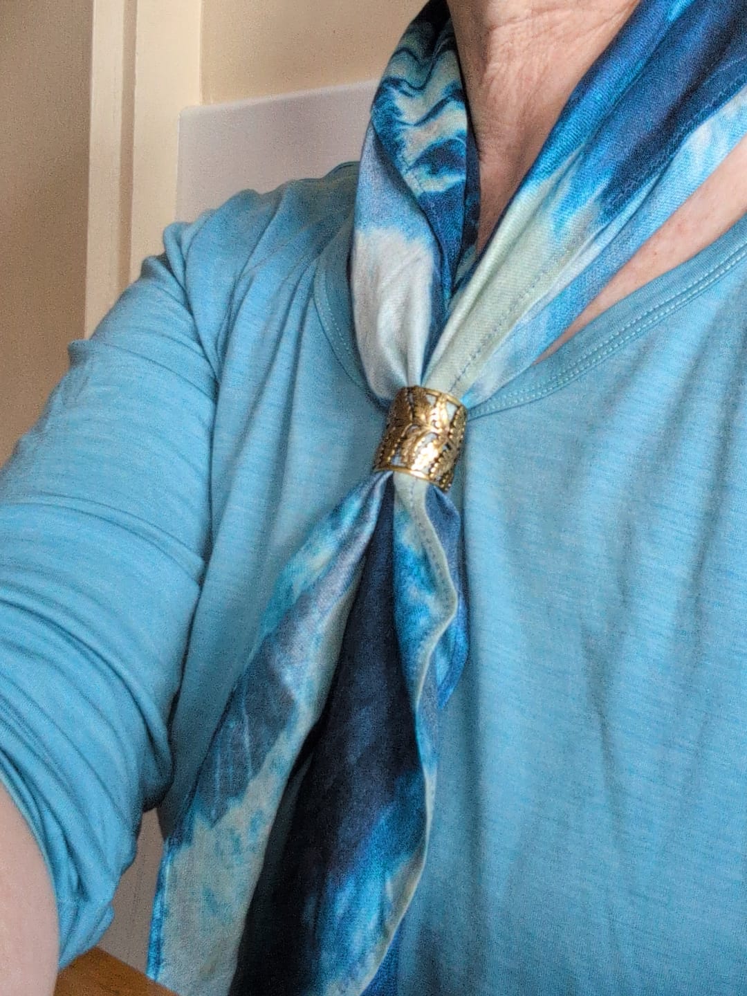 Customer photo review of Fern Bandana Ring