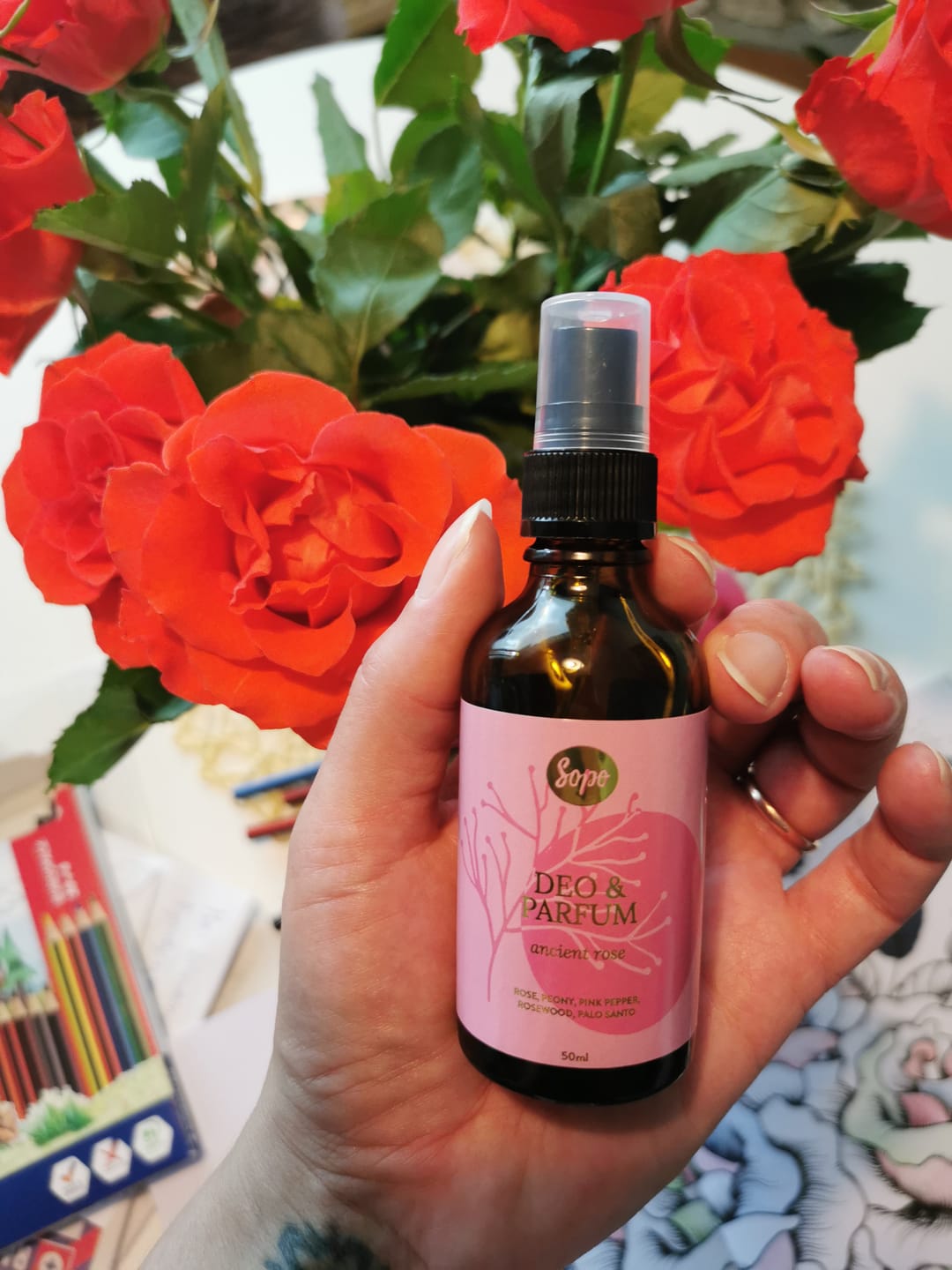 Customer photo review of Deo & Parfum - Ancient Rose
