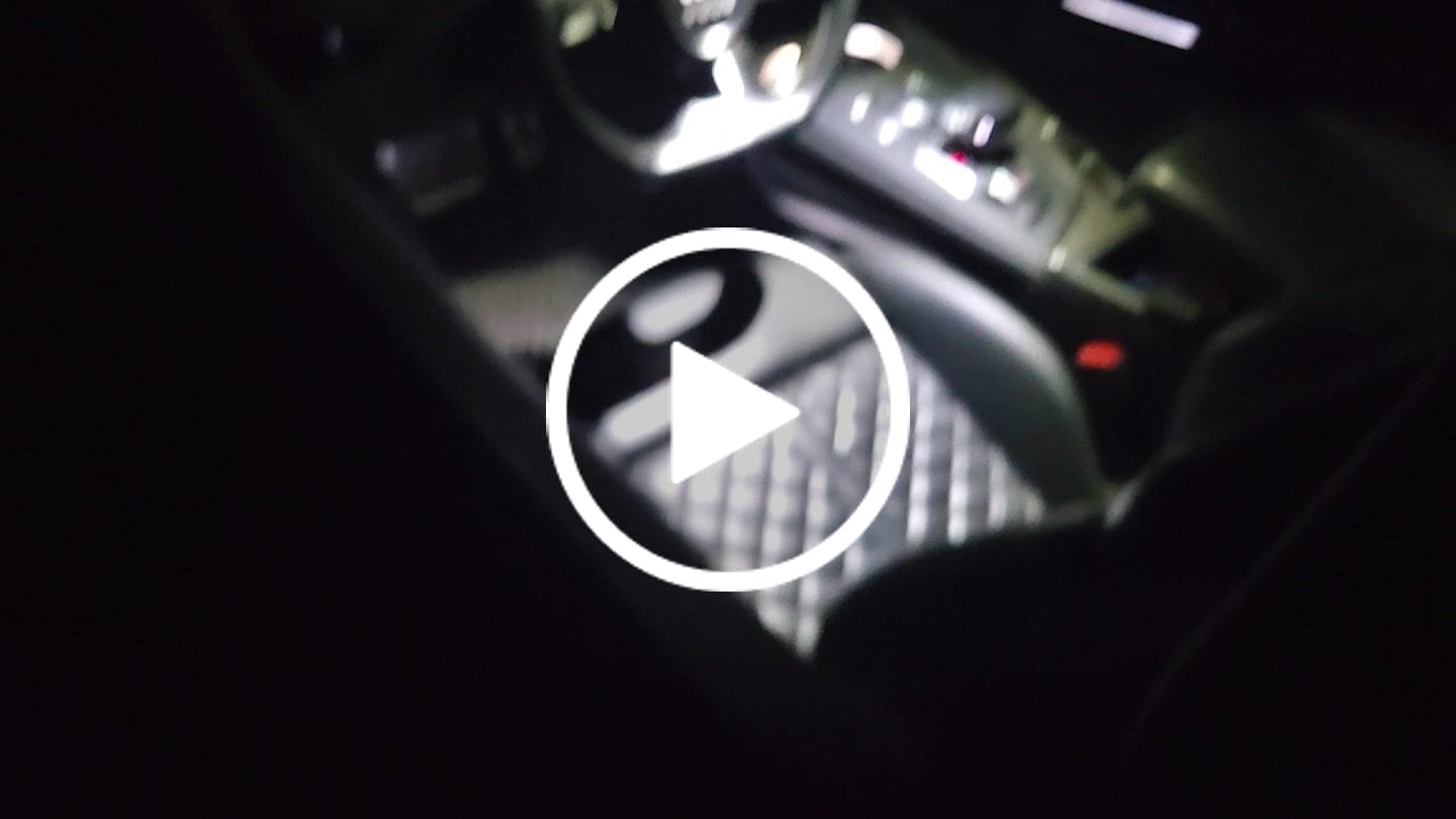 Customer video review of Audi LED Car Door Puddle Welcome Logo Shadow Lights