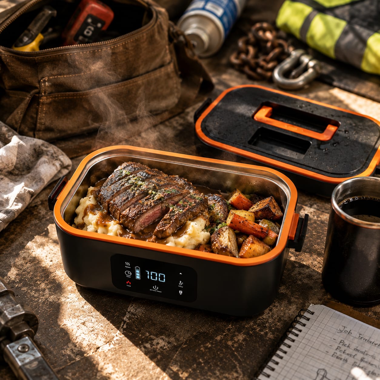 Customer photo review of SnapHeatEat™ Original 1.35L Electric Lunch Box