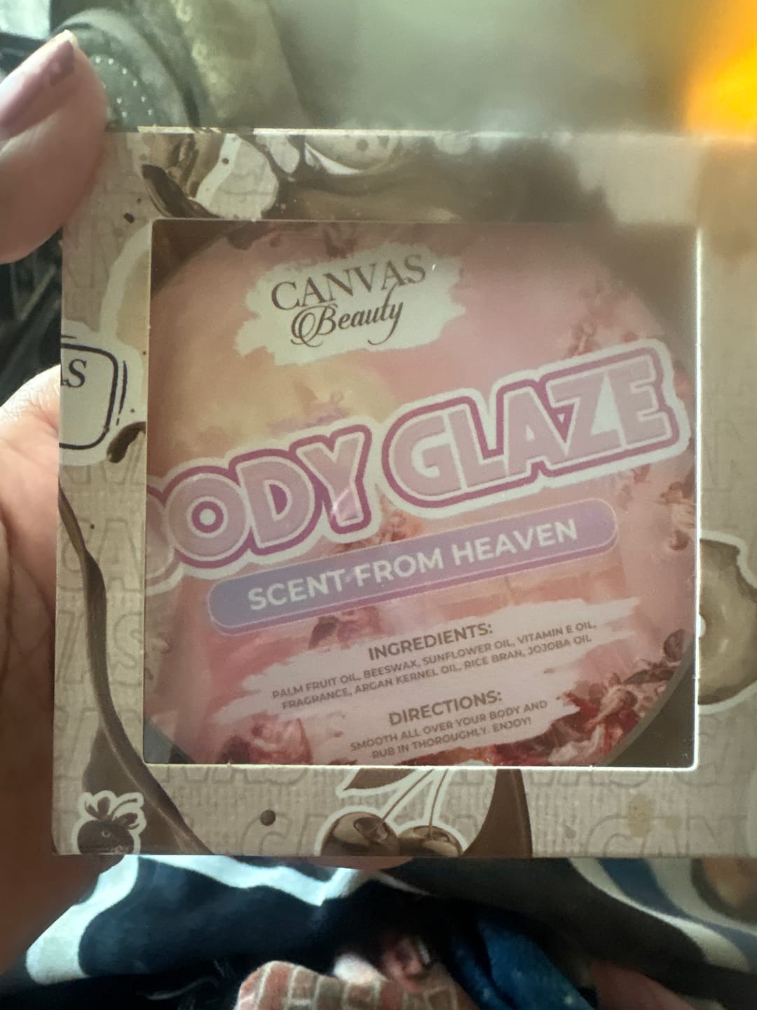Customer photo review of BODY GLAZE: SCENT FROM HEAVEN