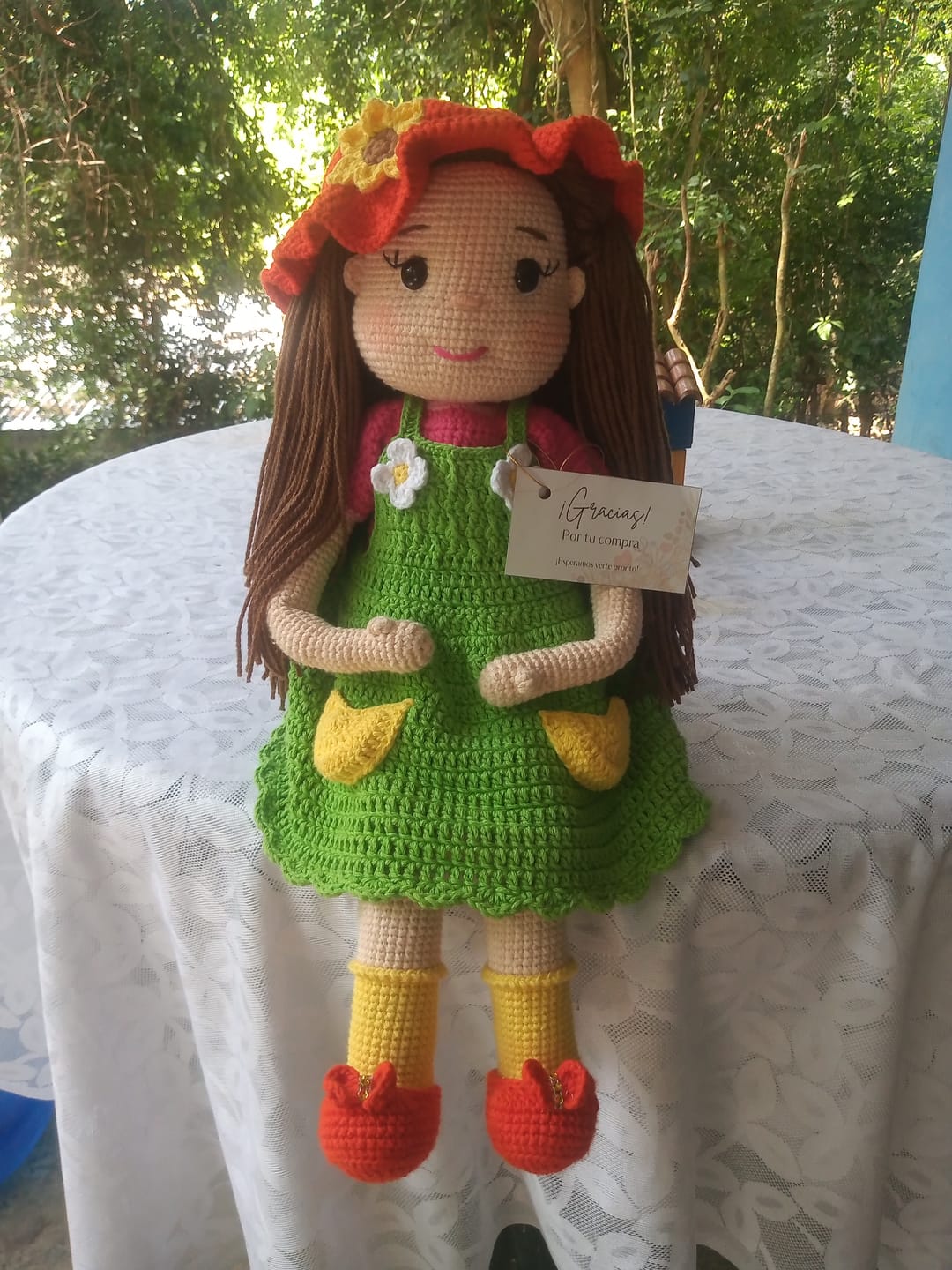 Customer photo review of Hilaza La Abuelita, marca Omega, MADEJA de 50g con 110m  ⭐