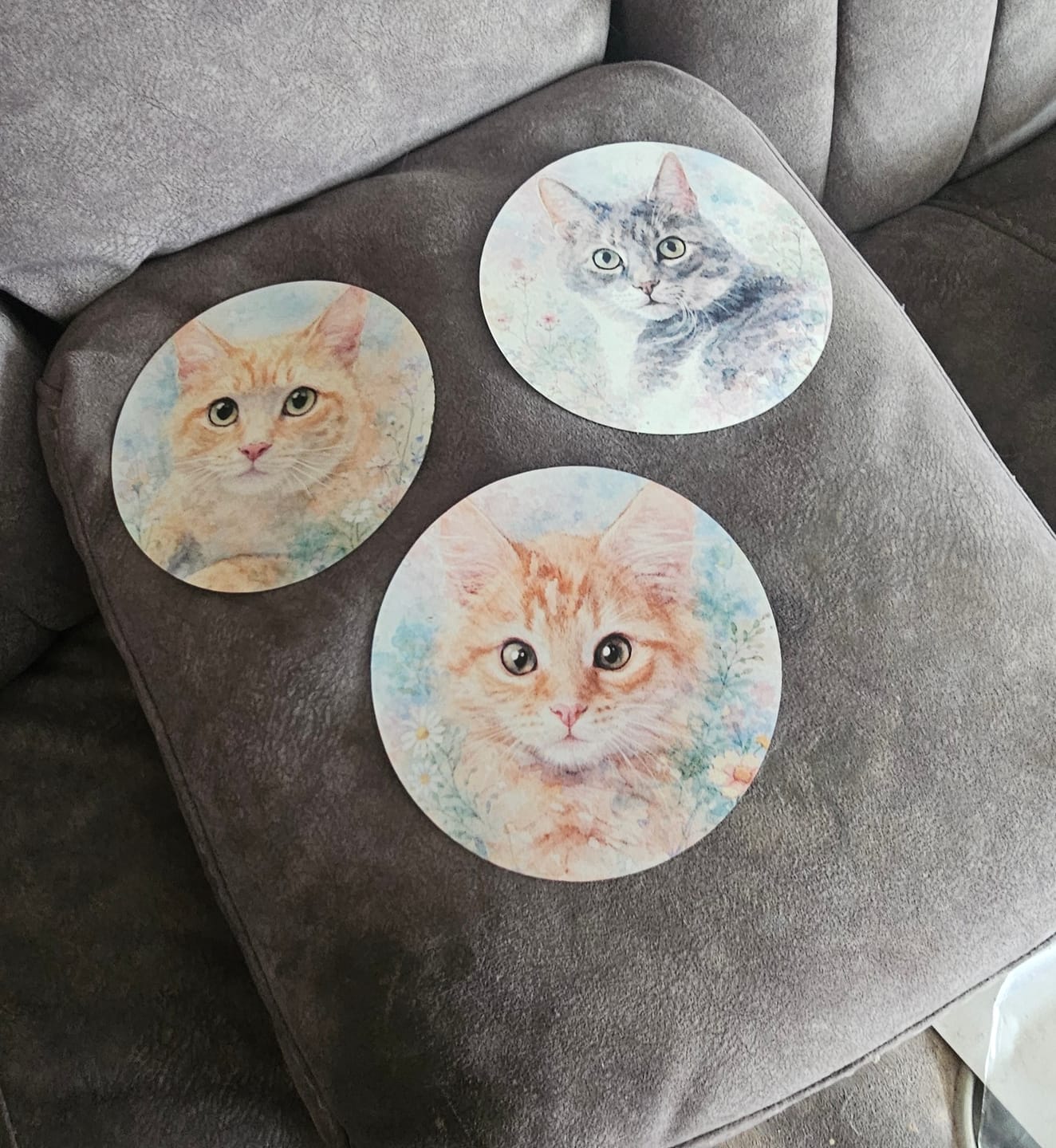 Customer photo review of Watercolor - Personalized Car Magnet