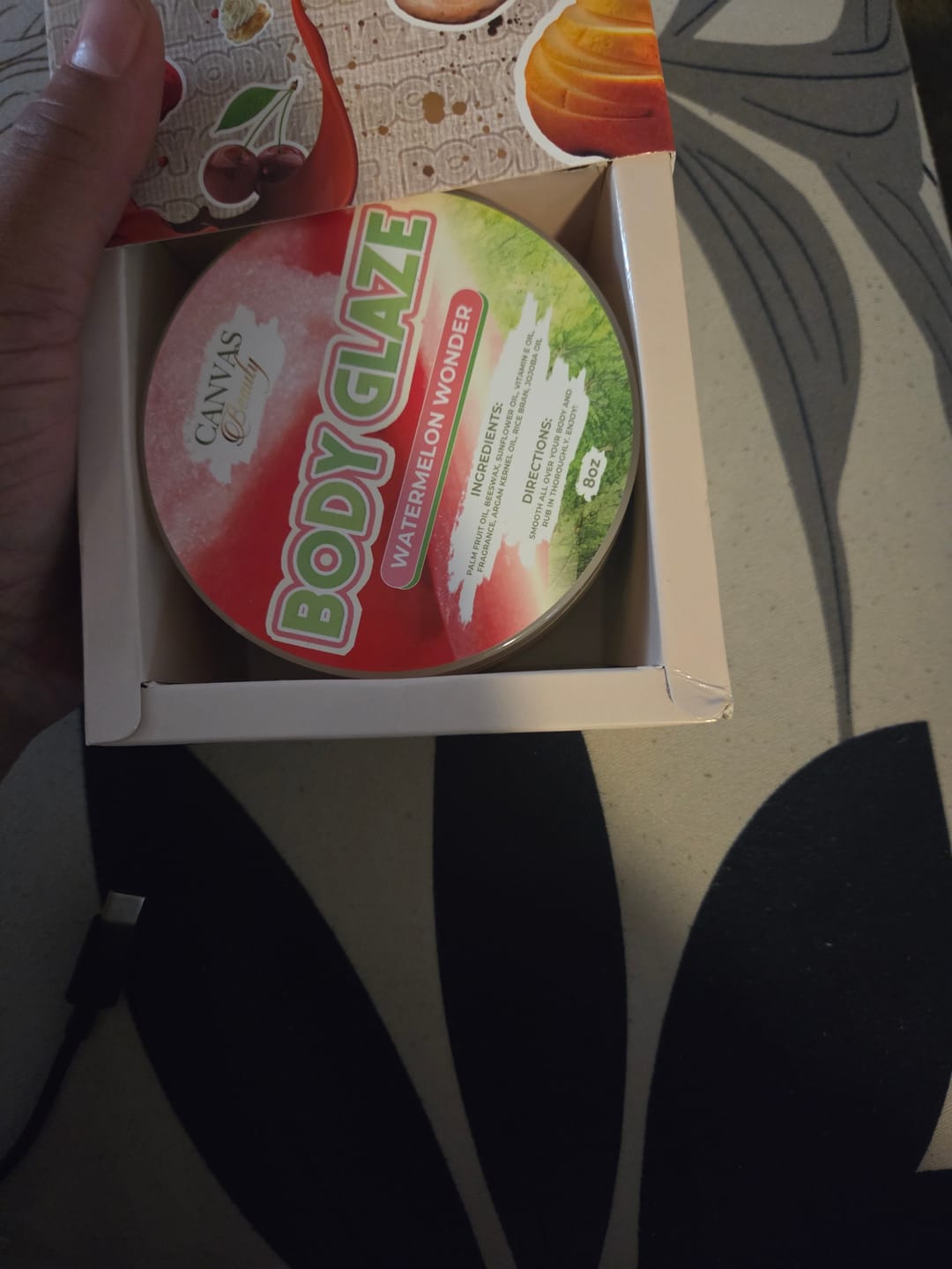 Customer photo review of (NEW) BODY GLAZE: WATERMELON WONDER