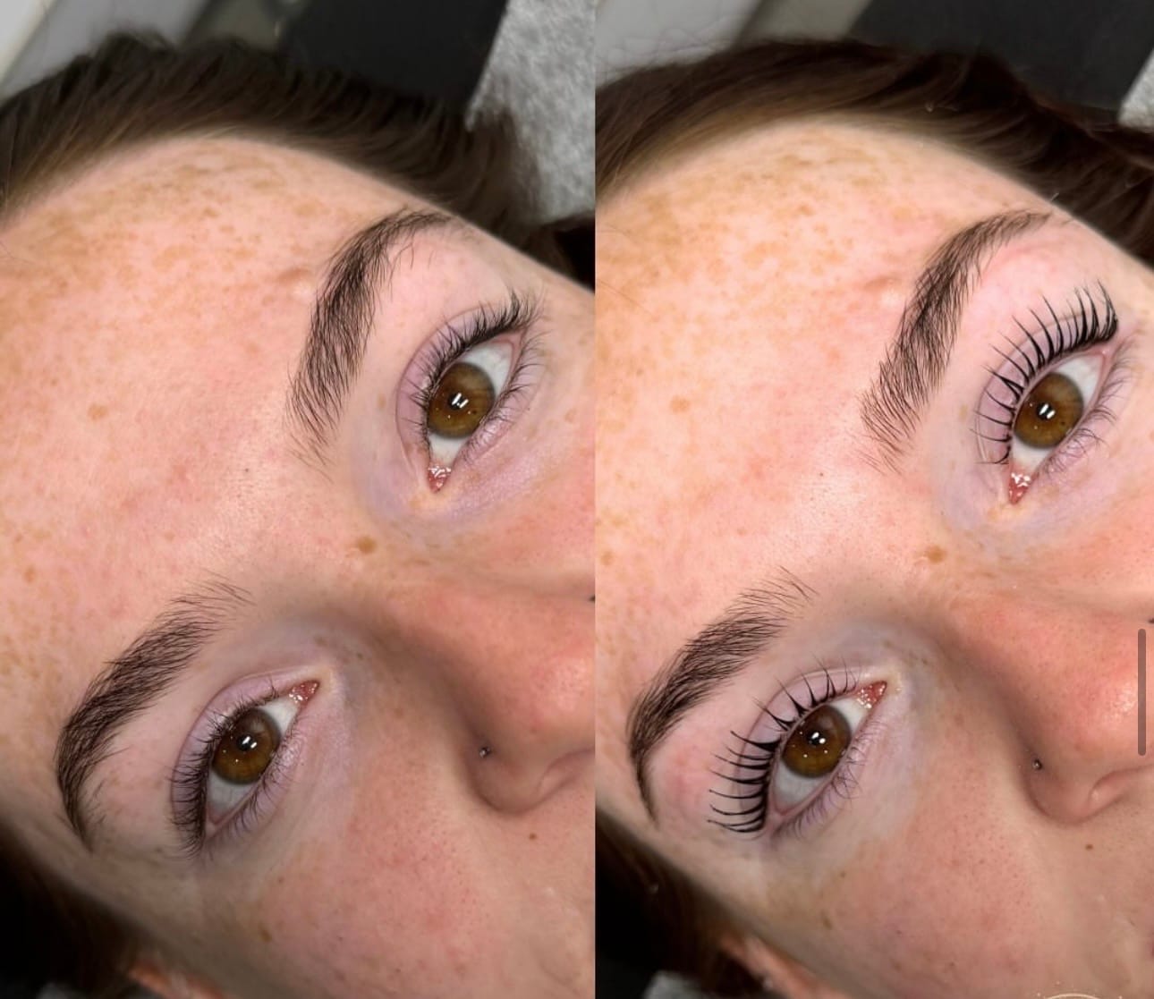 Customer photo review of Pure Care Lash & Brow Lift Pack