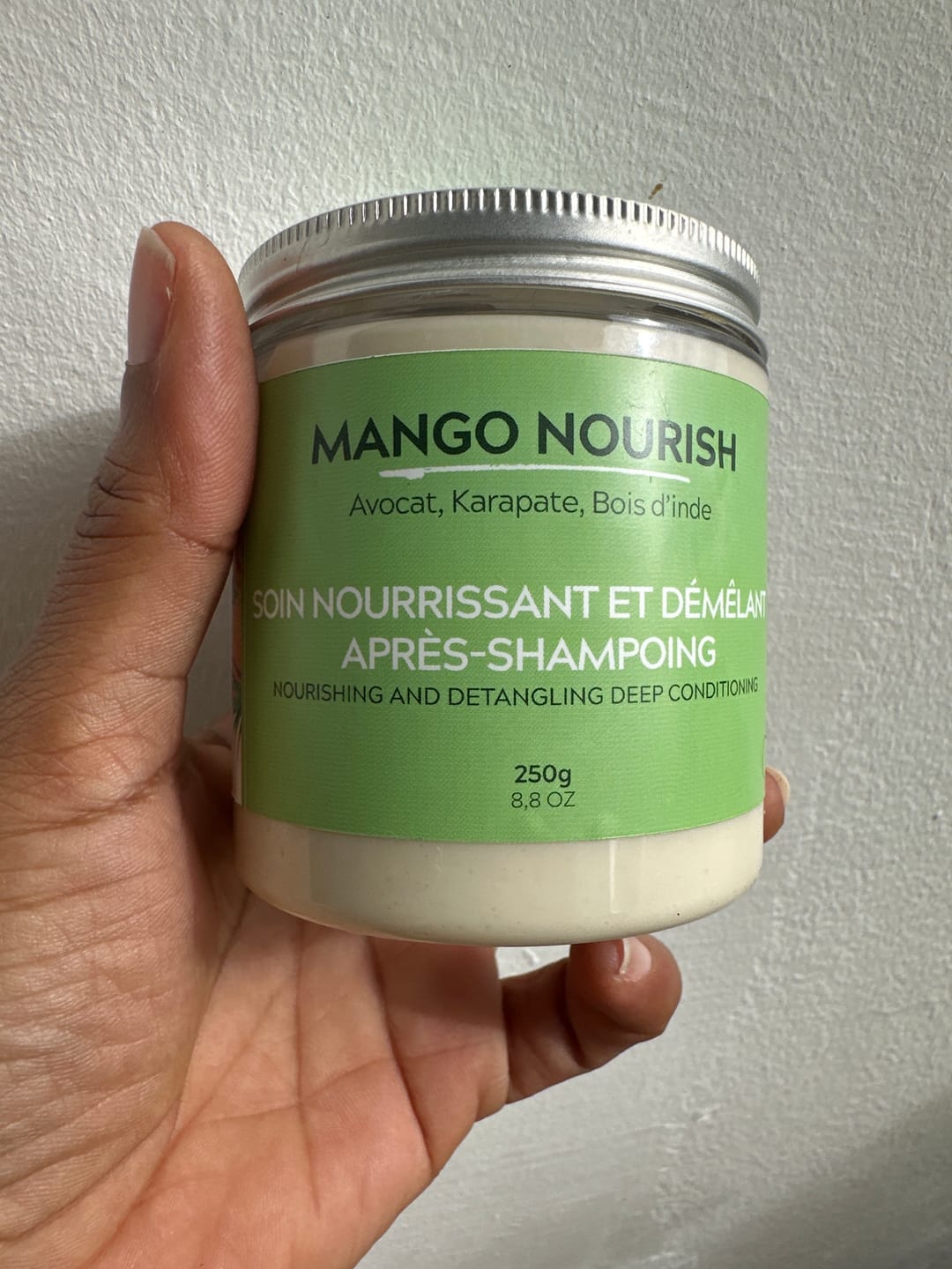 Customer photo review of Soin nourrissant et démêlant après-shampoing - NOURISH