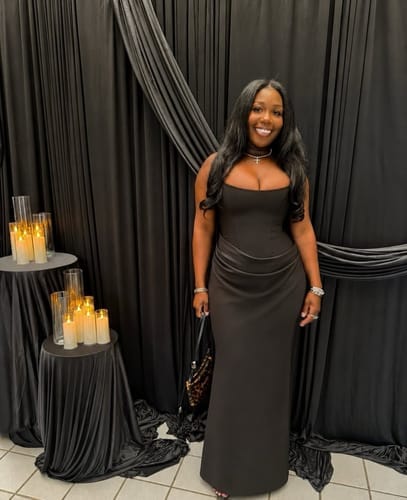 Customer photo review of Cornelia Maxi Dress
