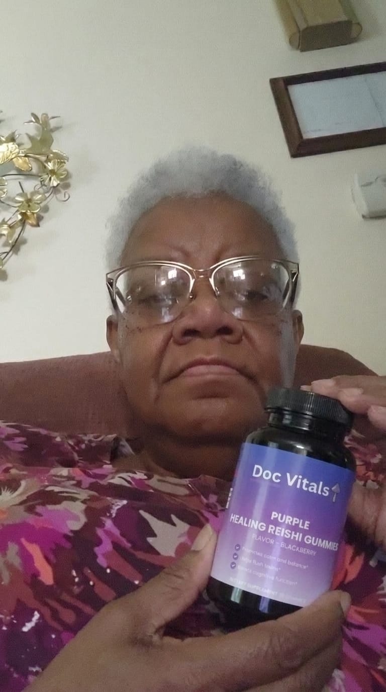 Customer photo review of Dr Sebi's Healing Purple Gummy