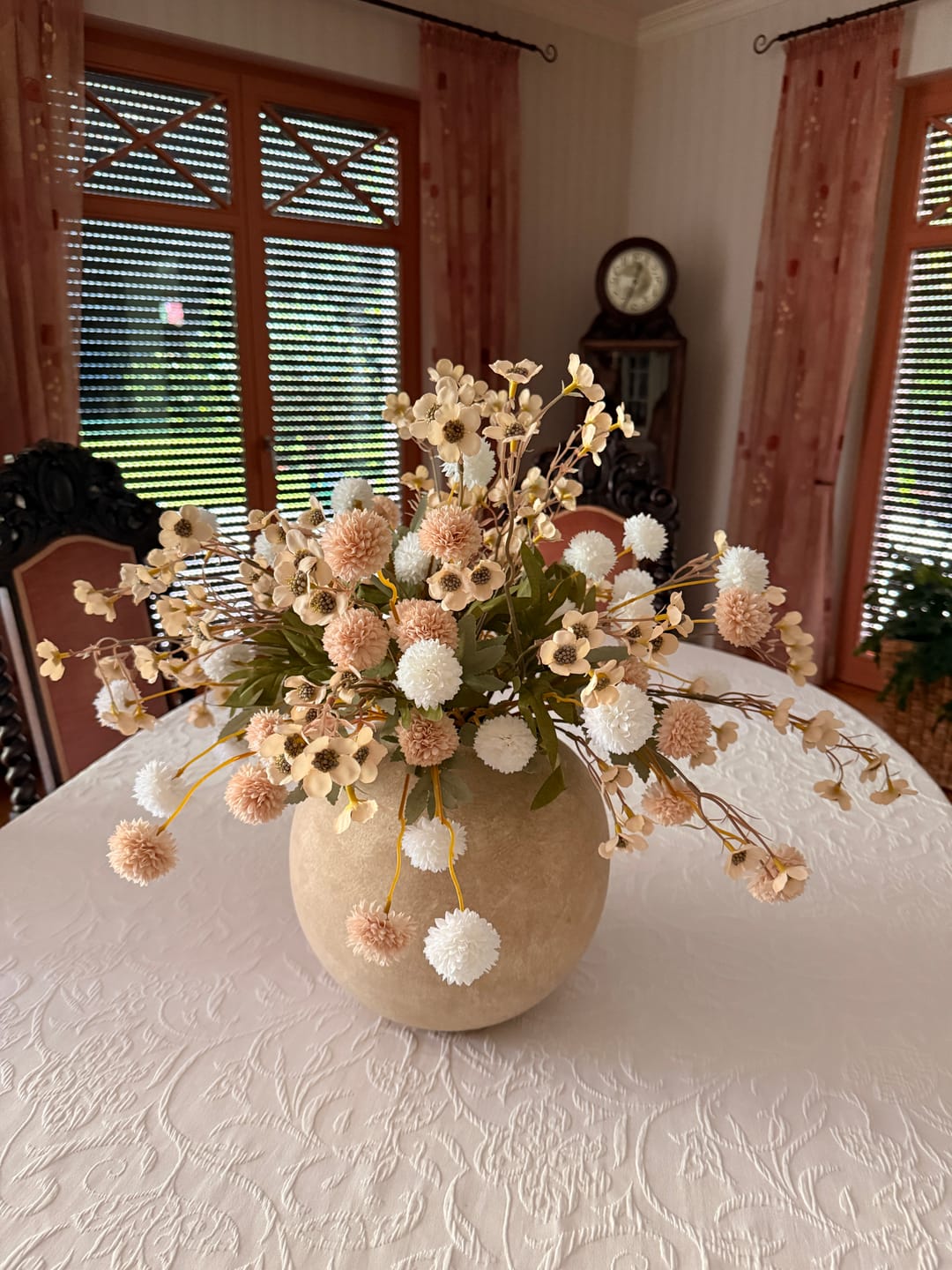 Customer photo review of Wax Arrangement - Beige mix