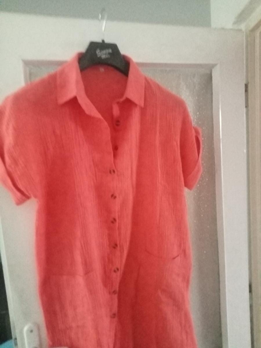 Customer photo review of Robe Chemise Fluide à Boutons