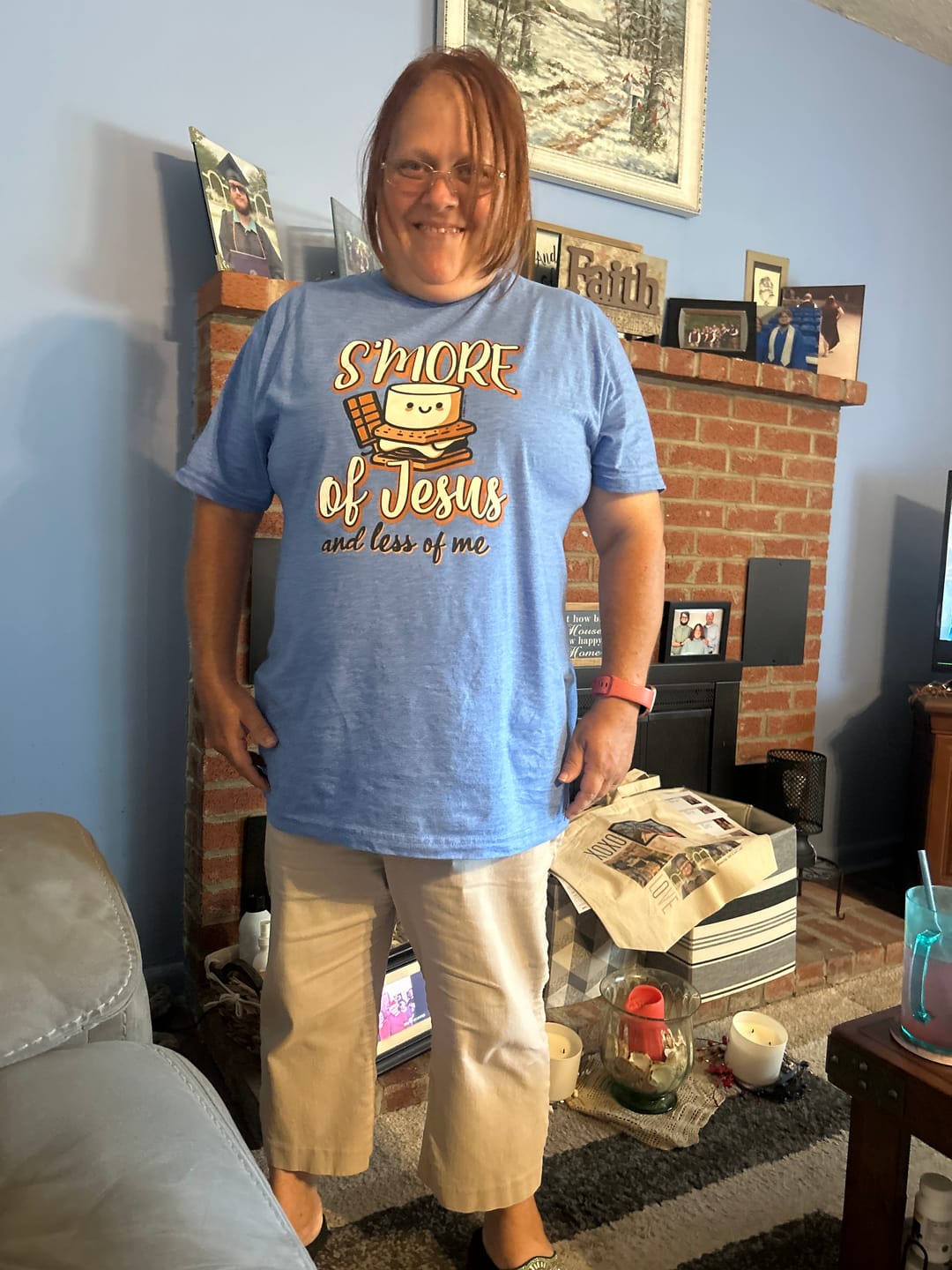 Customer photo review of Smore Tee