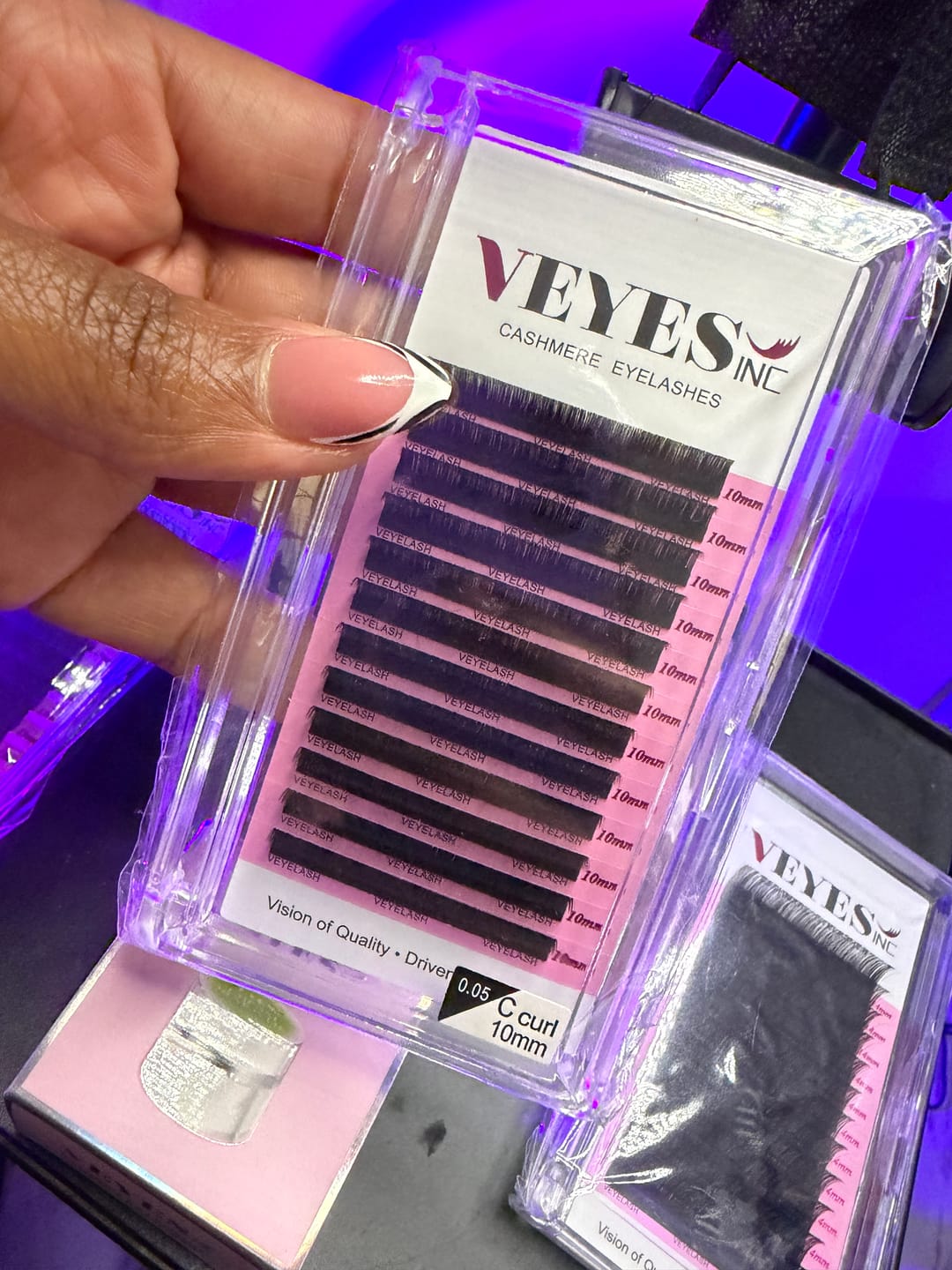 Customer photo review of VEYESINC Cashmere Lashes - 0.05MM