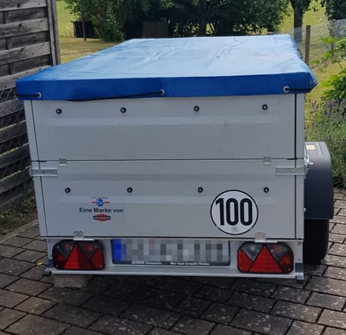 Customer photo review of Anhänger Flachplane 211 x 116 x 8 cm
