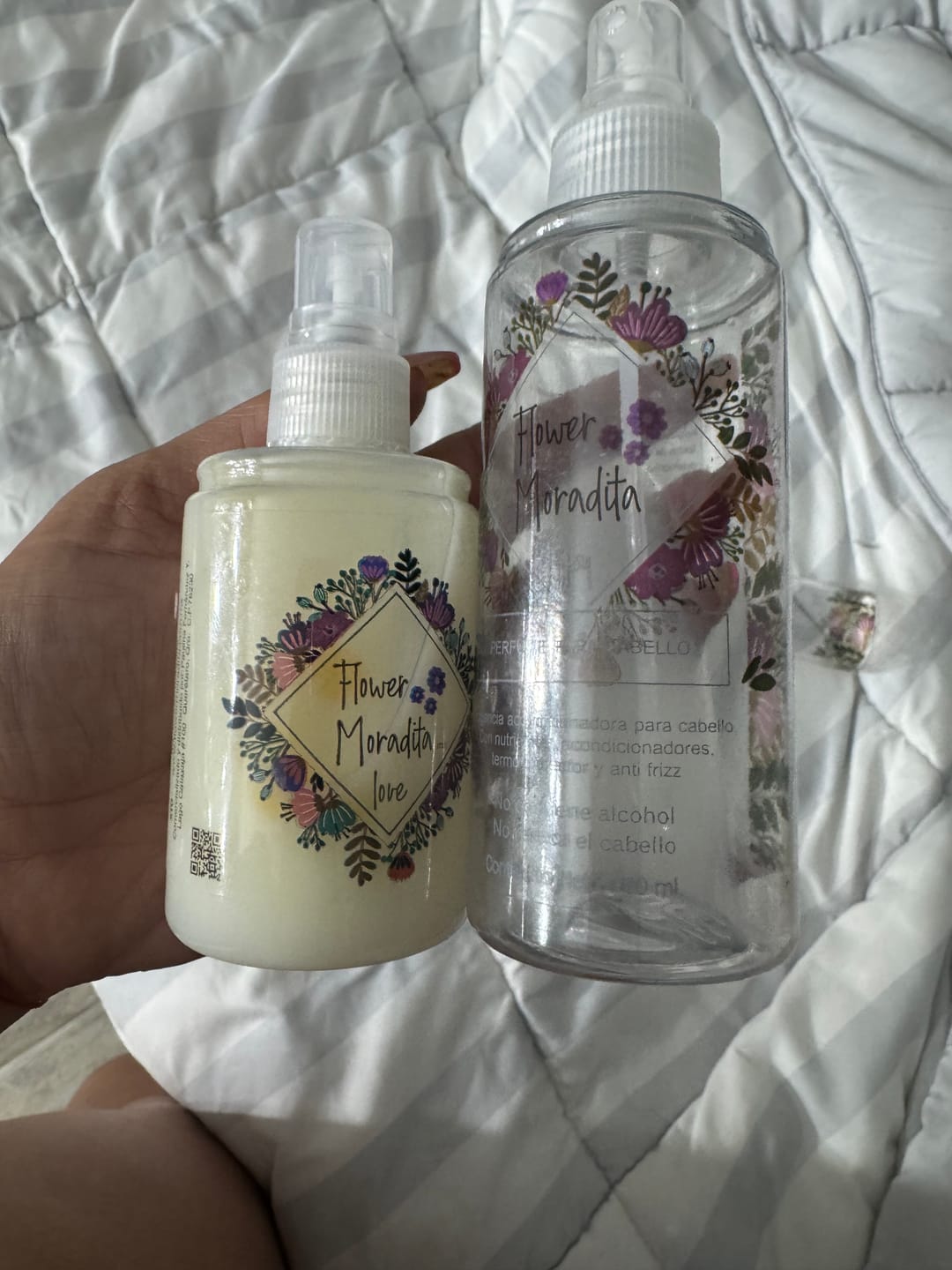 Customer photo review of Kit 3 Perfumes para cabello de 100ml • (La presentación puede variar)