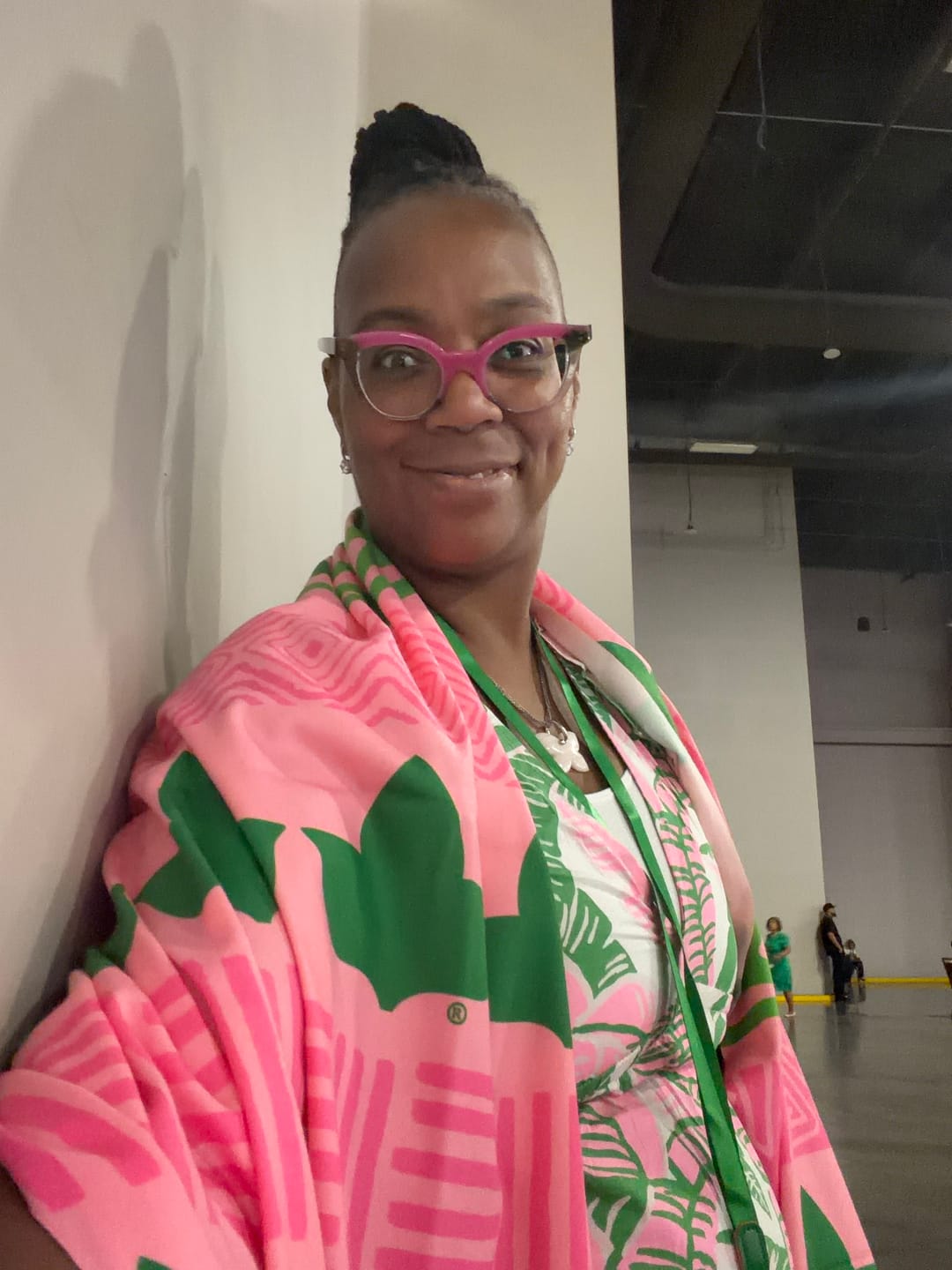 Customer photo review of Ivy inspired shawl
