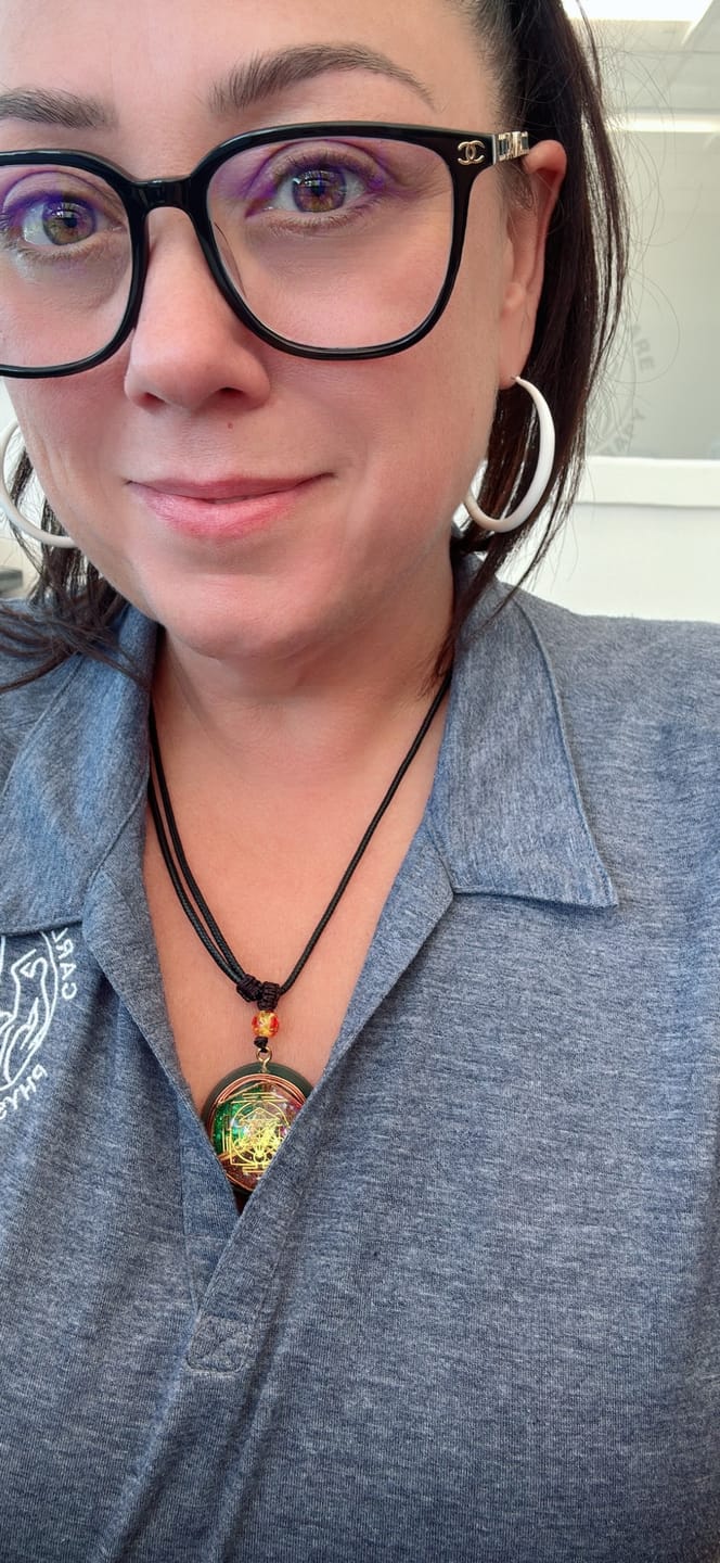 Customer photo review of 2x Magnetic Energy Talismans (1+1 Half Price BUNDLE)
