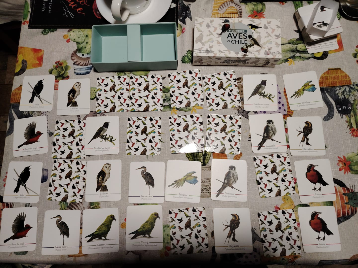 Customer photo review of Memorice Aves de Chile