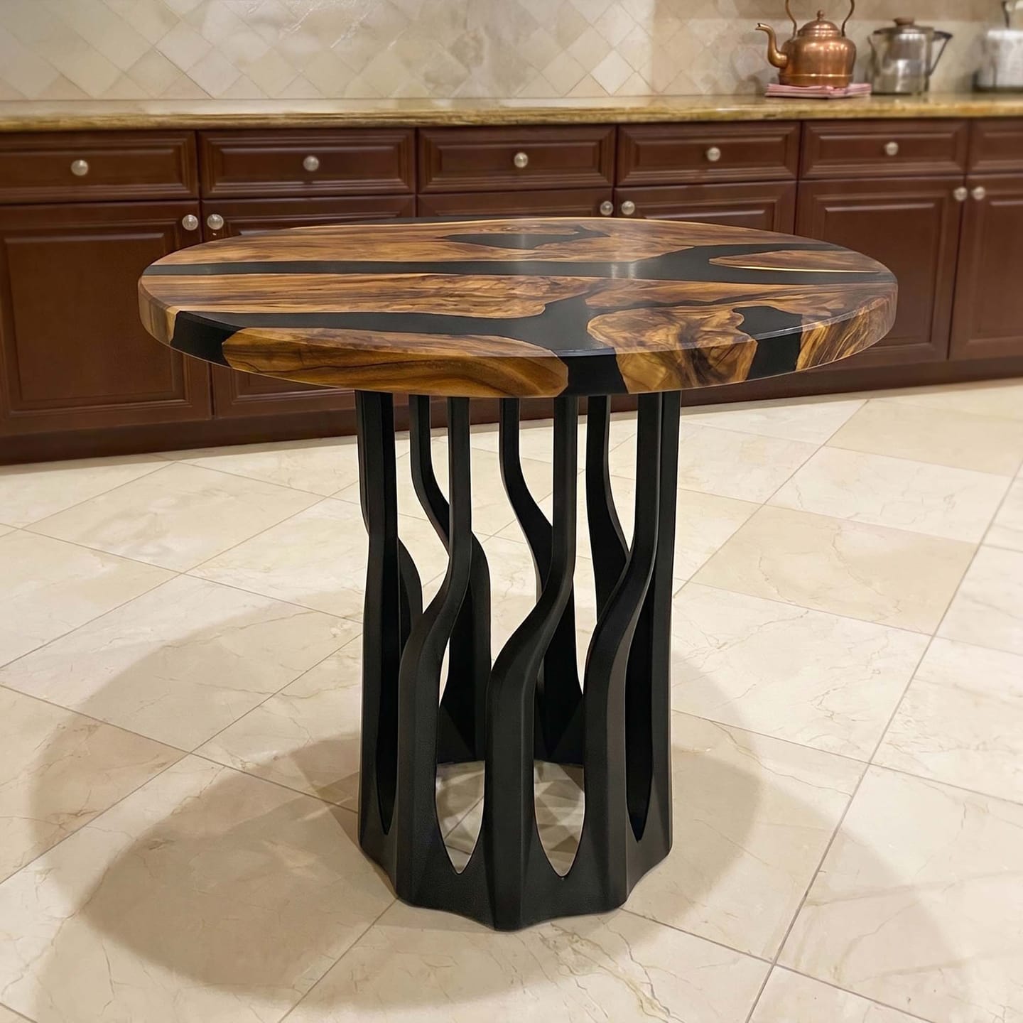 Customer photo review of Handcrafted Dining Table for Contemporary Home - 512 Diadem