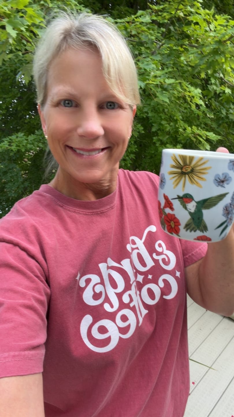 Customer photo review of Birds & Coffee T-Shirt