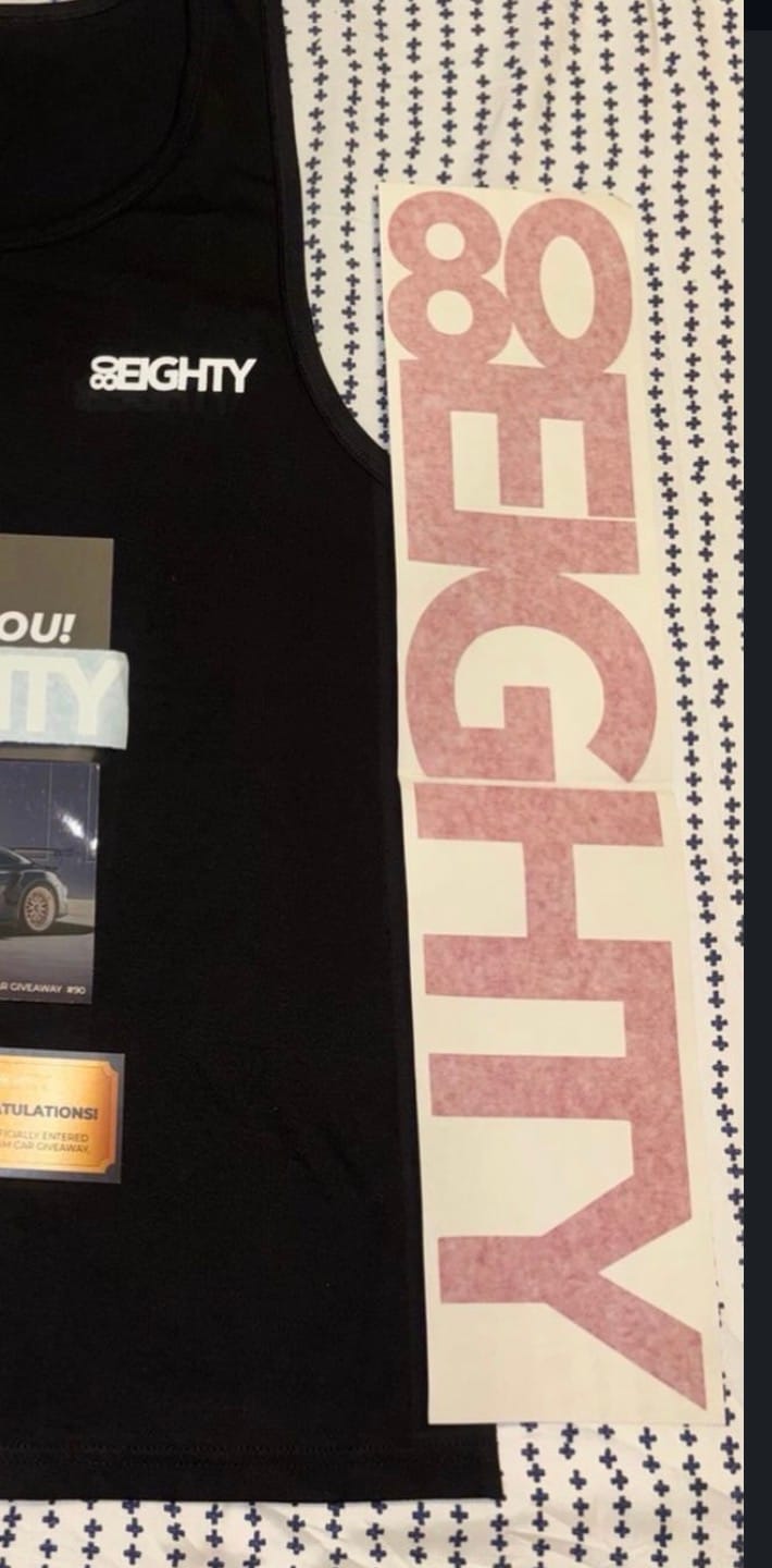 Customer photo review of 80Eighty® Red Decal