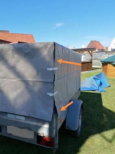 Customer photo review of Anhänger Hochplane 208 x 114 x 90 cm