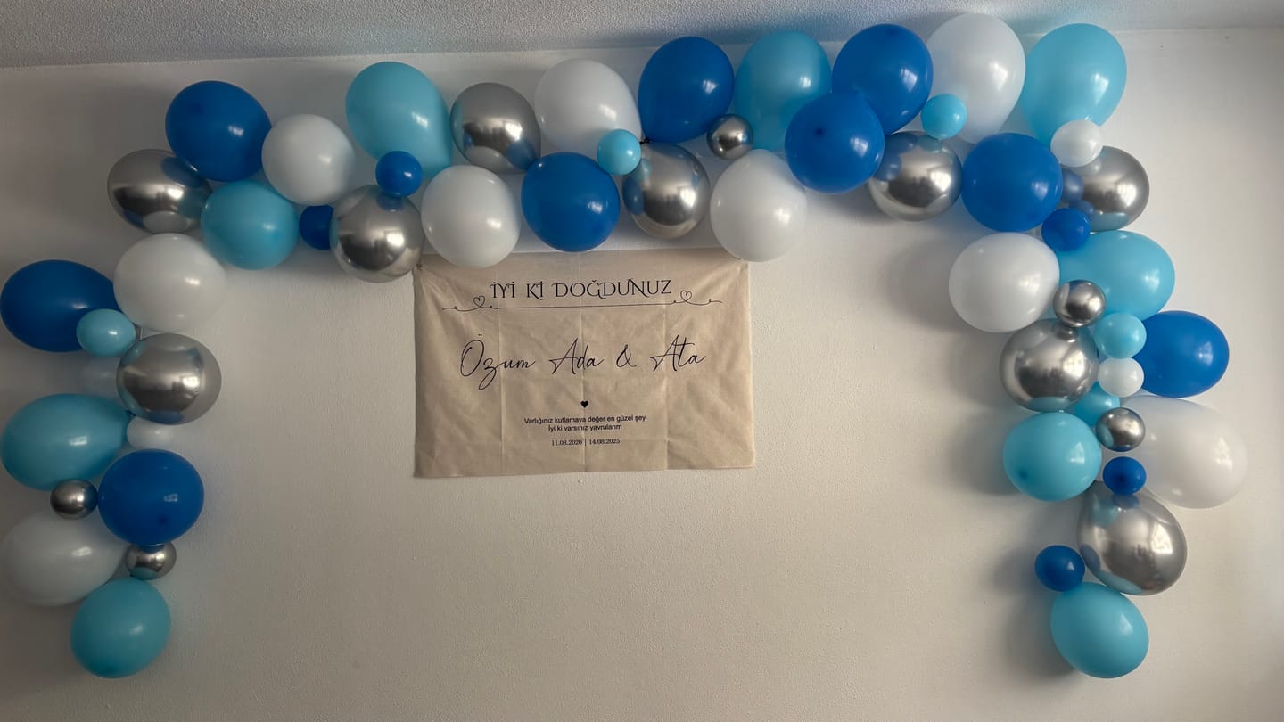 Customer photo review of Kişiselleştirilebilir Doğum Günü Örtüsü (#106)