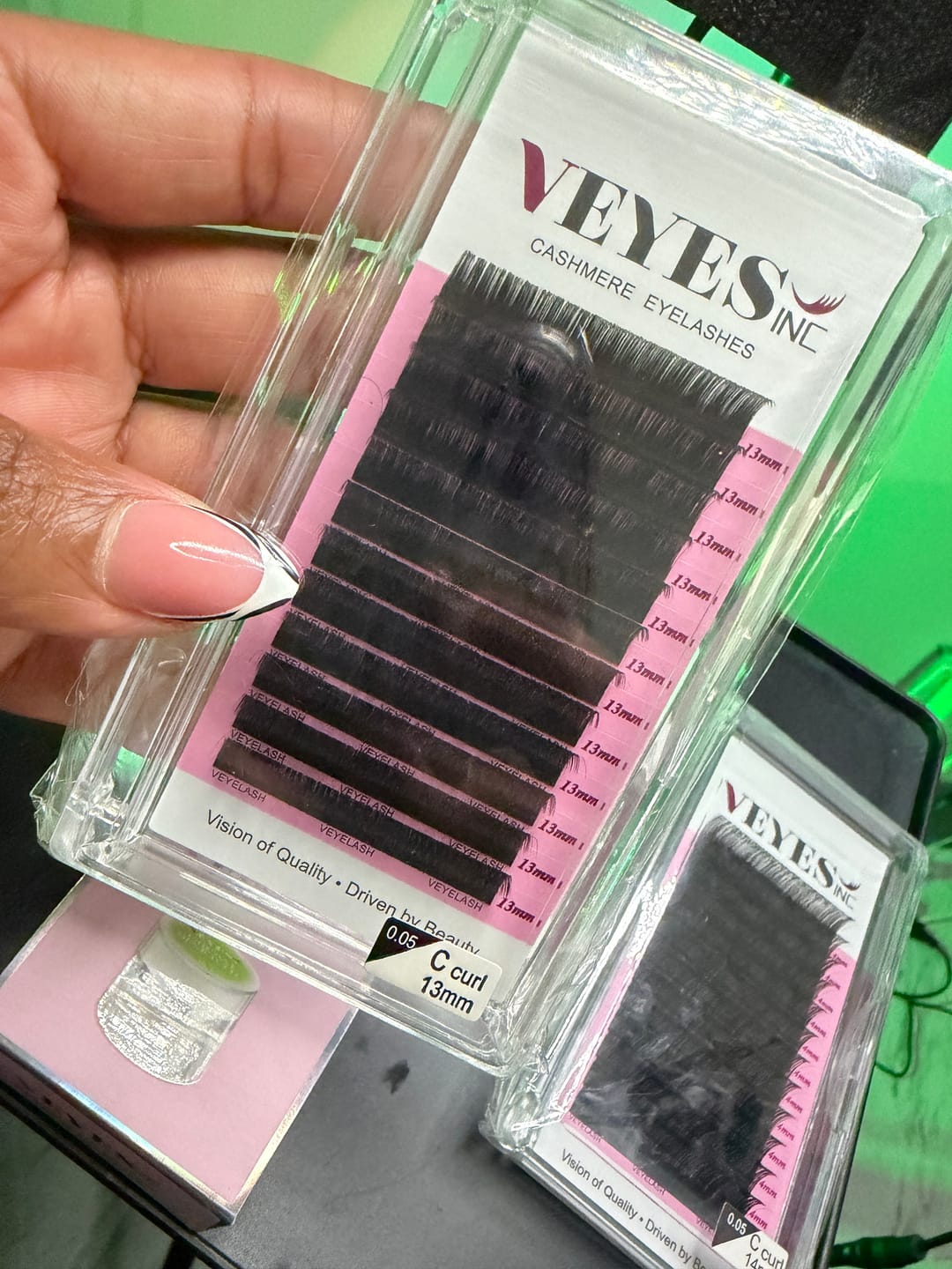 Customer photo review of VEYESINC Cashmere Lashes - 0.05MM