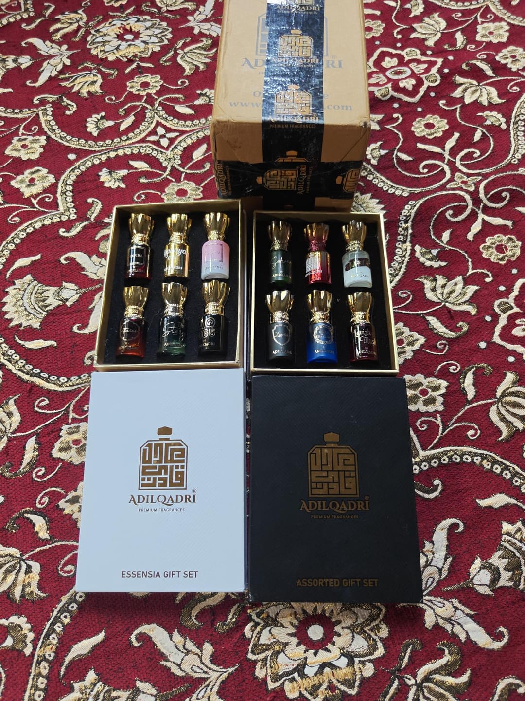 Customer photo review of Assorted Luxury Attar Perfume Gift Set (6 × 5.5Ml)