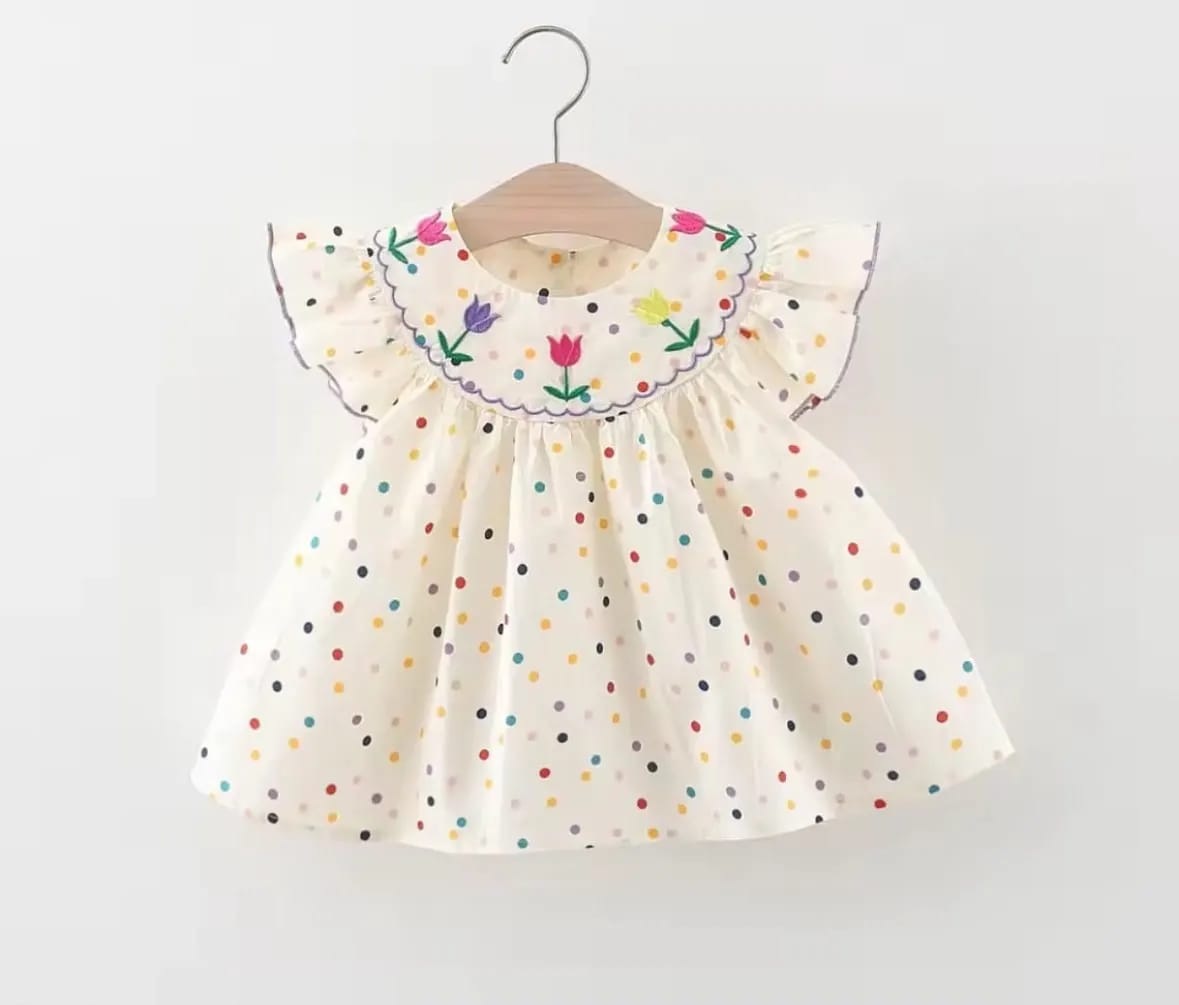 Customer photo review of Polka Dot Floral Dress