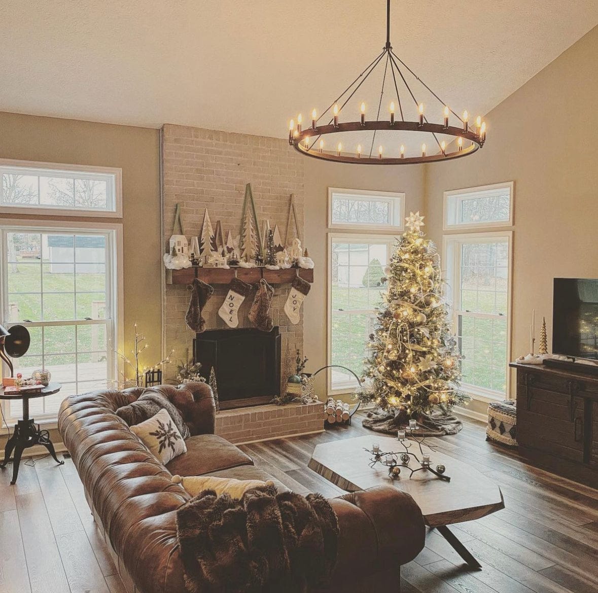 Customer photo review of Kamino Vintage Round Chandelier