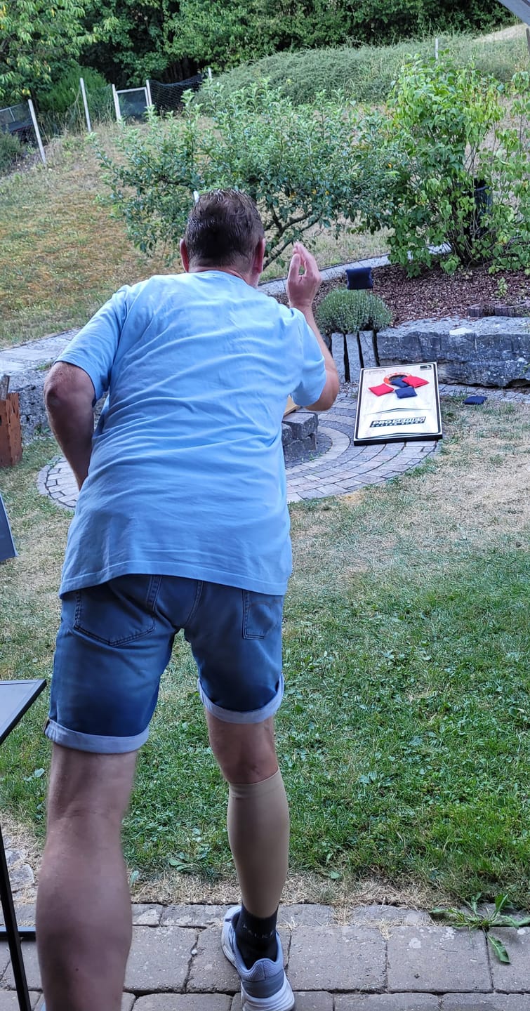 Customer photo review of Cornhole Pro Set 120x60 cm