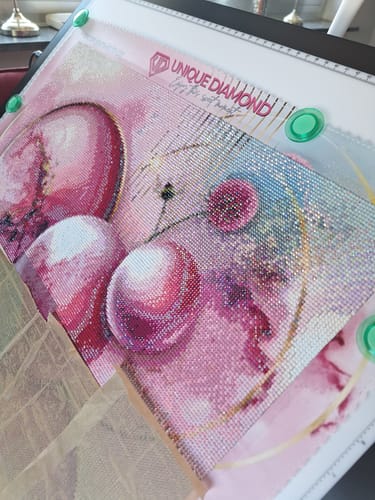 Customer photo review of 5D Diamond Painting – Rosengoldene Balance