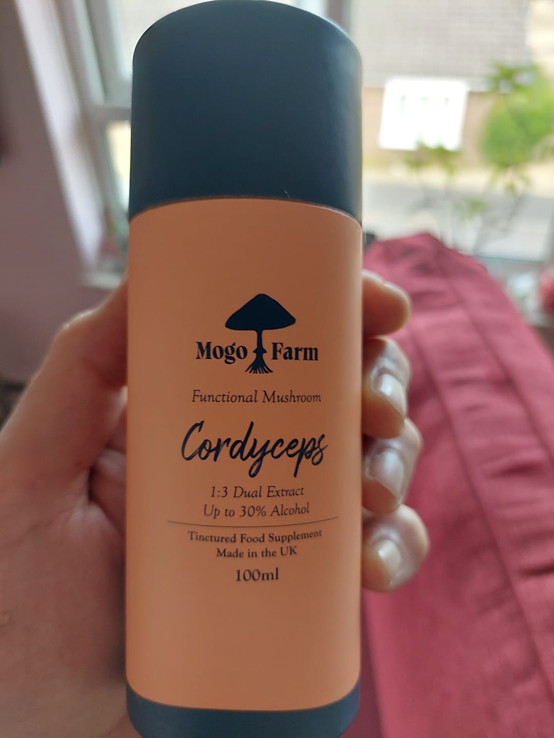 Customer photo review of Cordyceps Mushroom Tincture