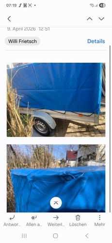 Customer photo review of Anhänger Hochplane 208 x 114 x 90 cm
