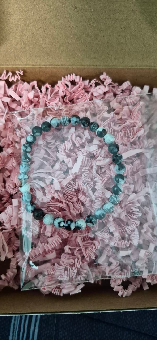 Customer photo review of Pulsera Ágata Orca | 6mm | Equilibrio y Superación