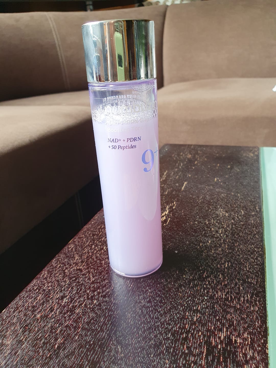 Customer photo review of Atjaunojošs peptīdu toniks Numbuzin No.9 NAD+ PDRN Glow Boosting Toner