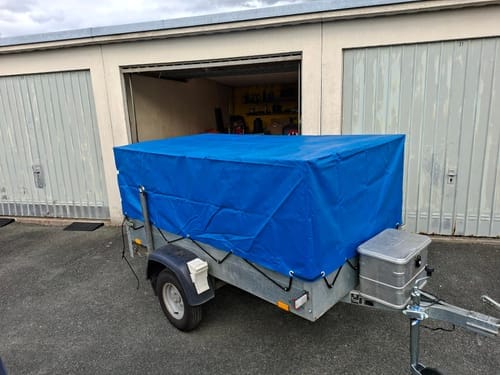 Customer photo review of Hochplane 209 x 114 x 65 cm grau