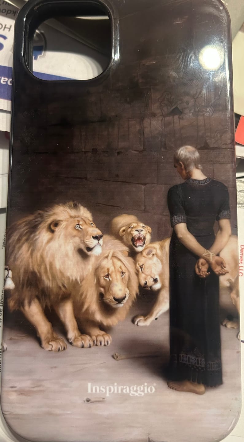 Customer photo review of Daniel in the Lion's Den | Briton Rivière | 1872