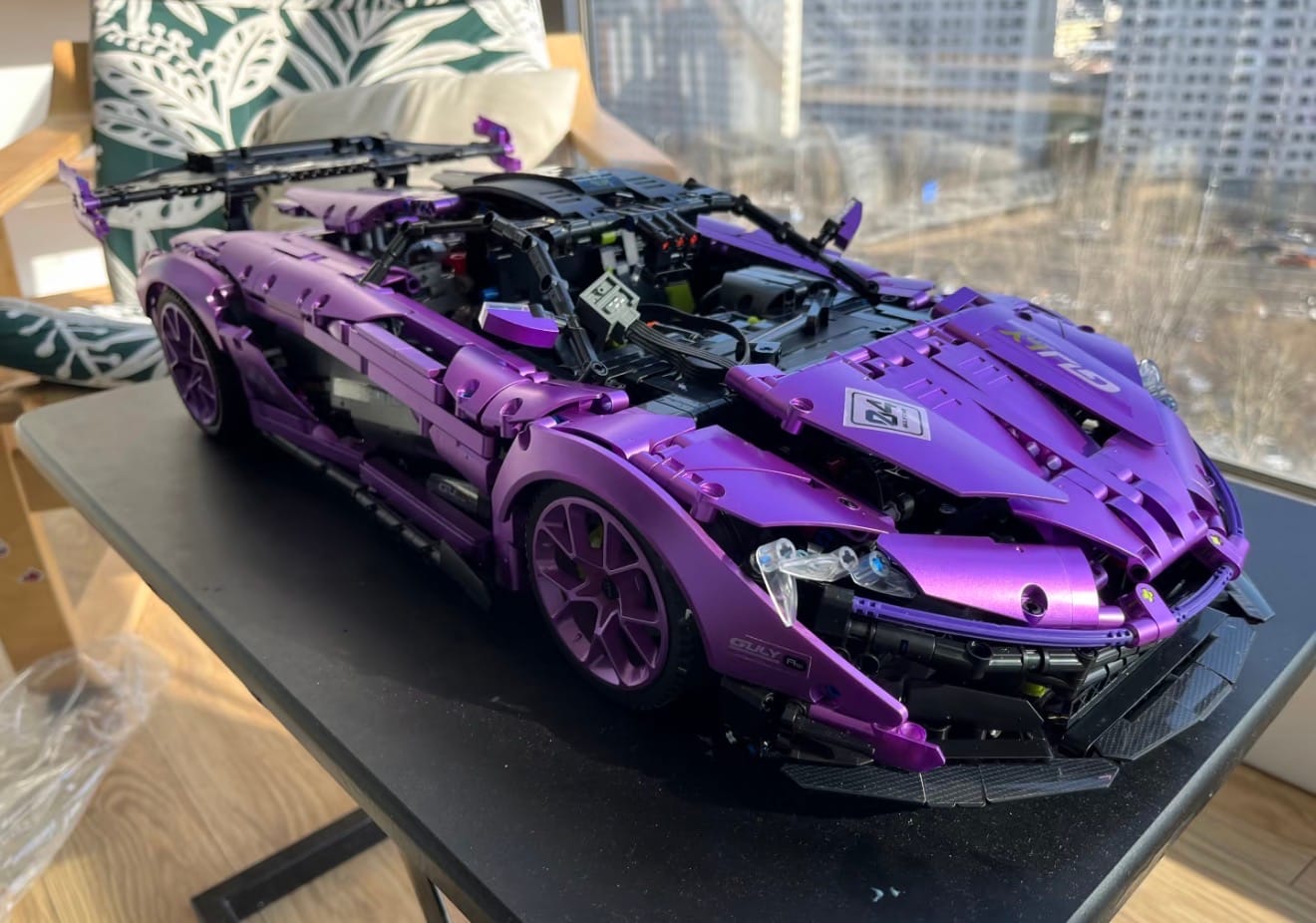 Customer photo review of Satin Purple Edition British Aero Hypercar
