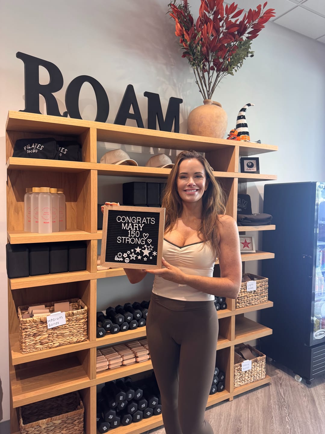 Customer photo review of The Ballet Tank Cream & Teddy