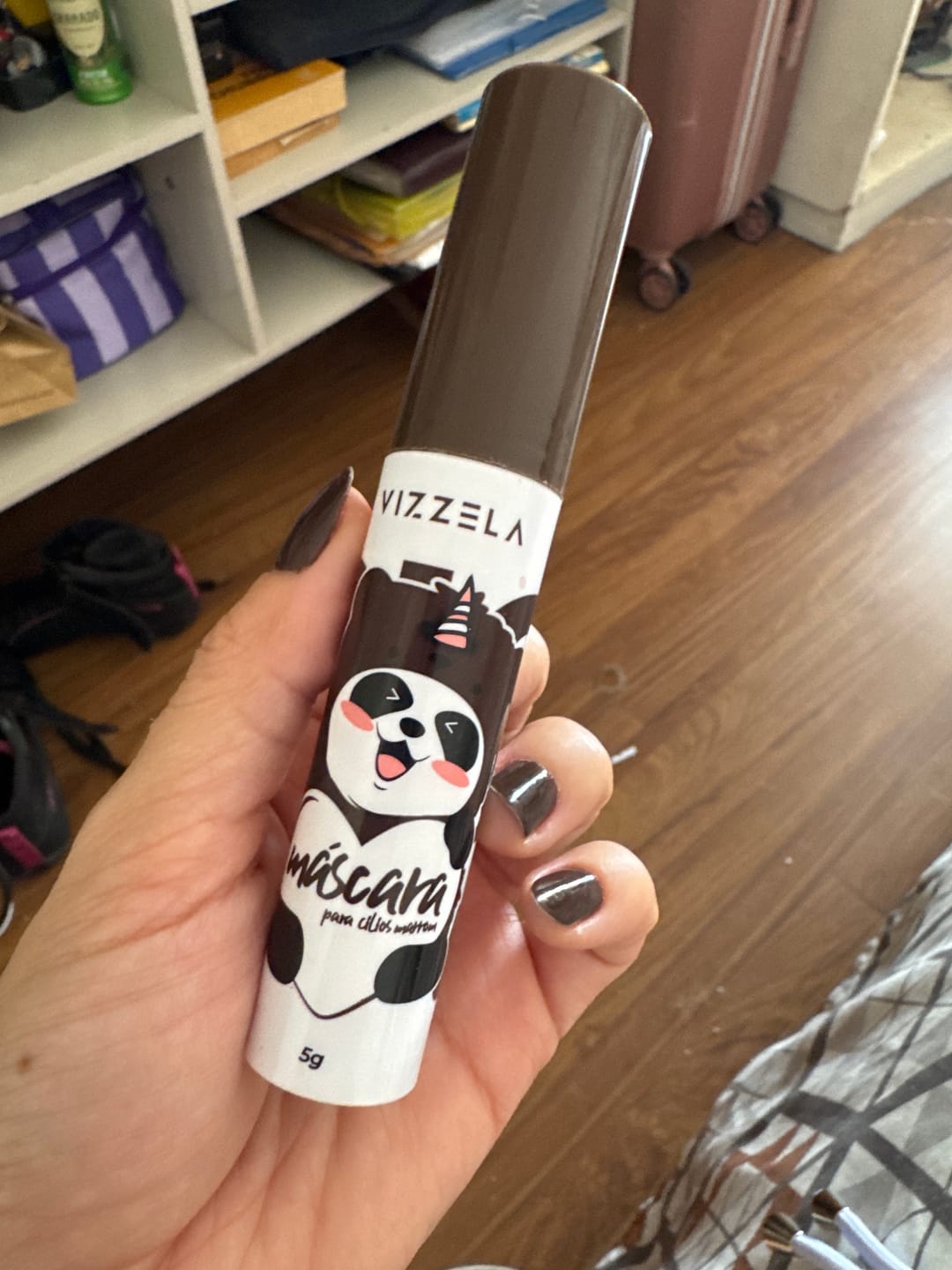 Customer photo review of Máscara Big No Panda Brown Vizzela - Marrom
