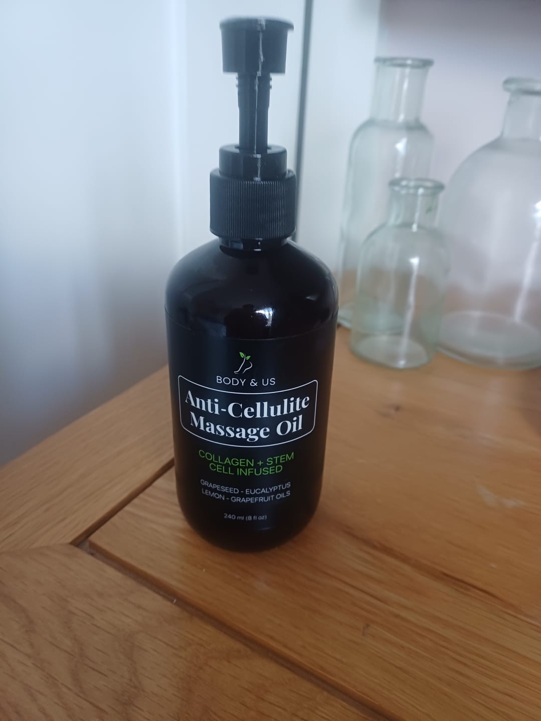 Customer photo review of Body For Us Anti-Cellulite Massage Oil