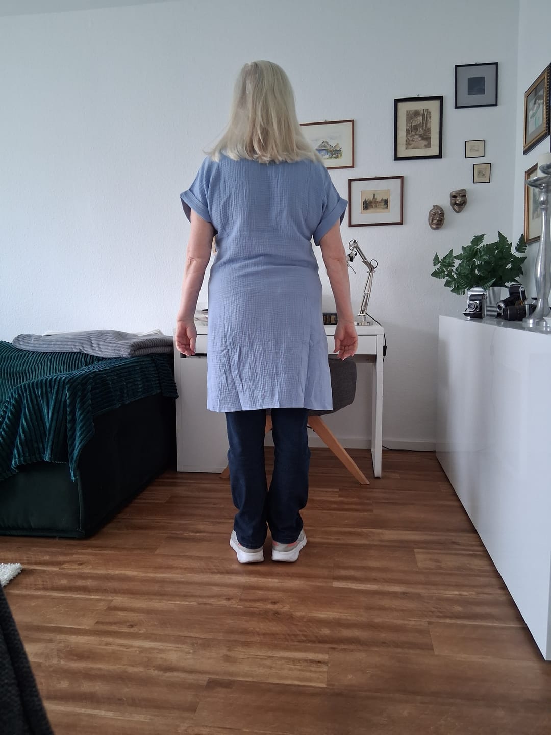 Customer photo review of Robe Chemise Fluide à Boutons