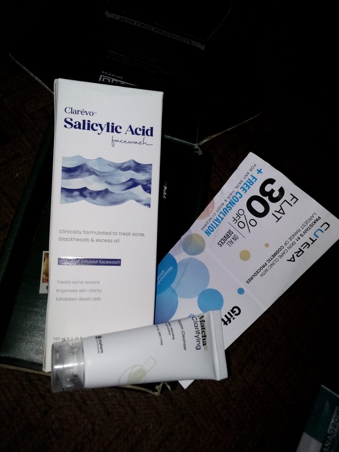 Customer photo review of Clarevo Salicylic Acid Facewash