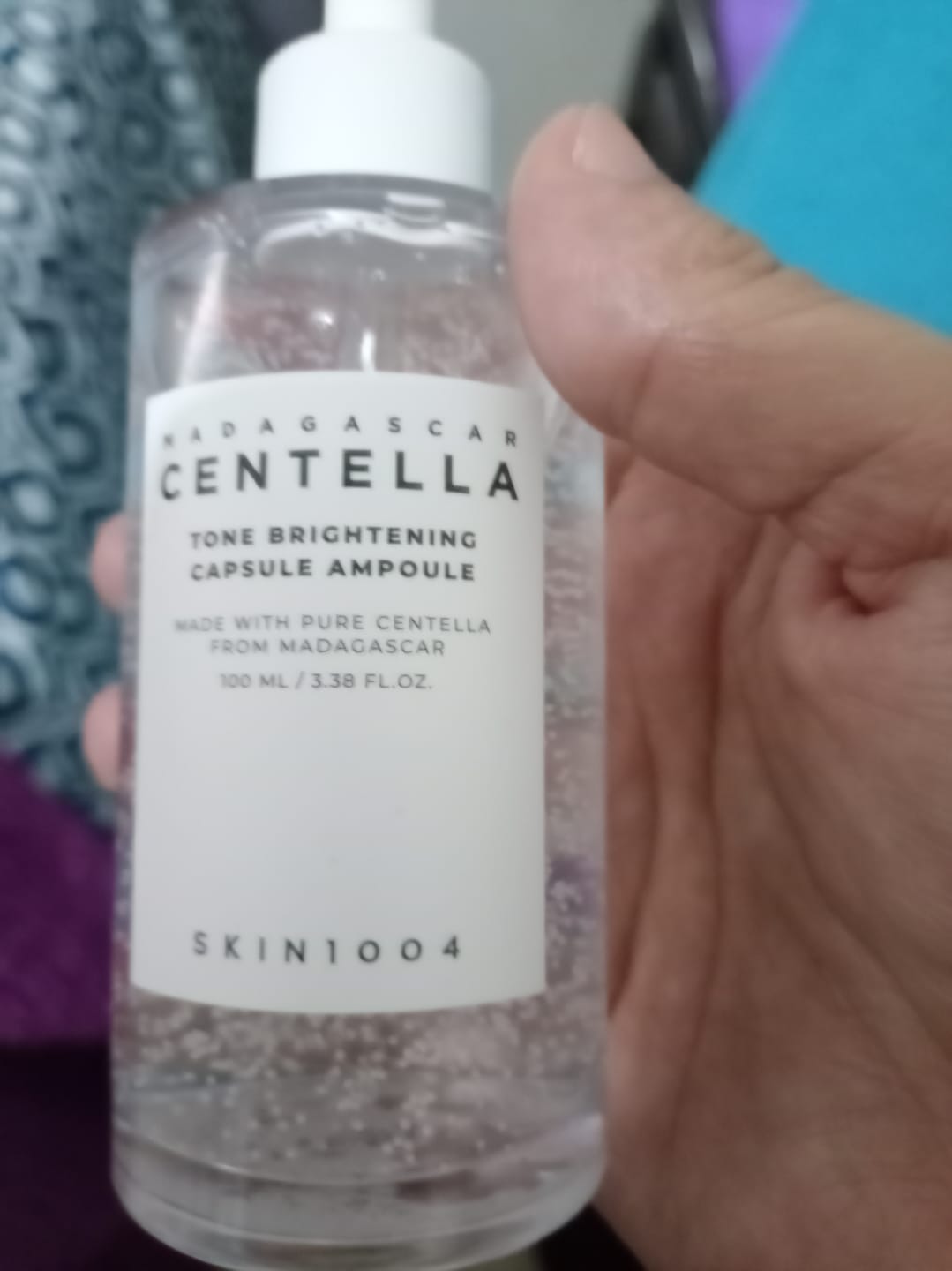 Customer photo review of SKIN1004 - Madagascar Centella Tone Brightening Capsule Ampoule 100 ML | Ampolleta Hidratante Unificadora de Tono