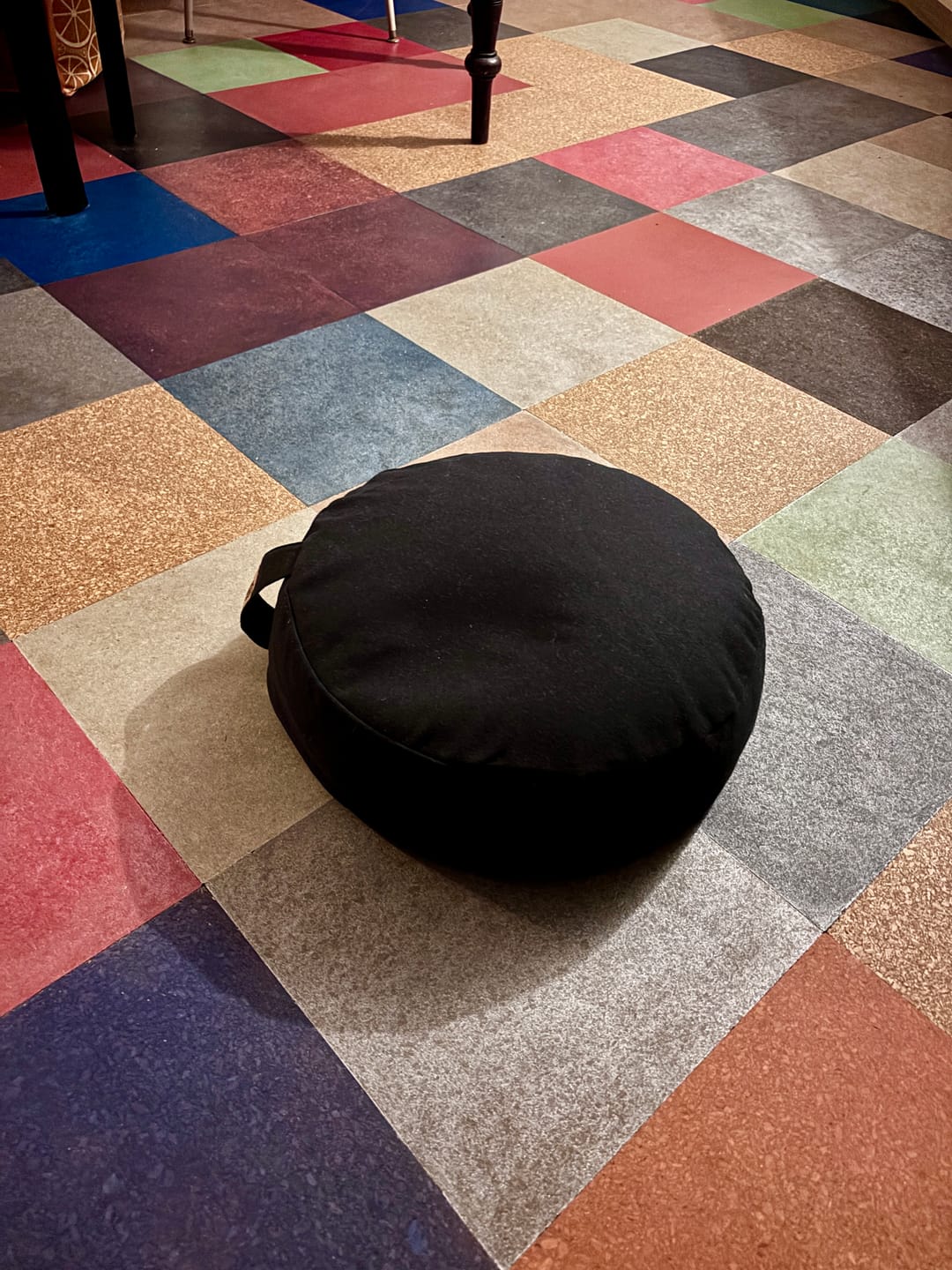 Customer photo review of Cotton Meditation Cushion