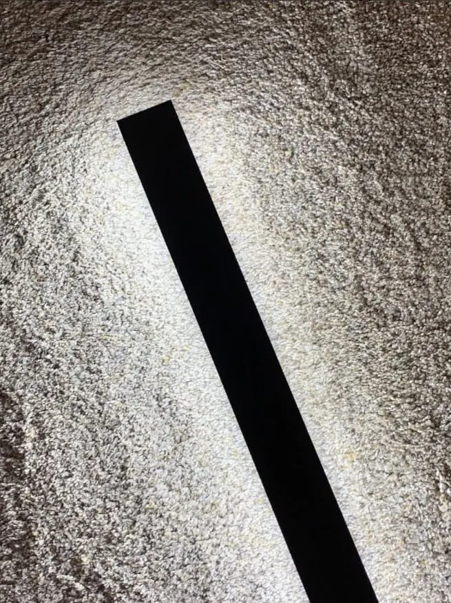 Customer photo review of Raymo Outdoor Wall Light With Linear LED Strip, Black IP65