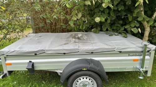 Customer photo review of Anhänger Flachplane 258 x 136 x 8 cm